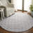 Ebony Hand Tufted Wool Pile Plaid Rug-95854775