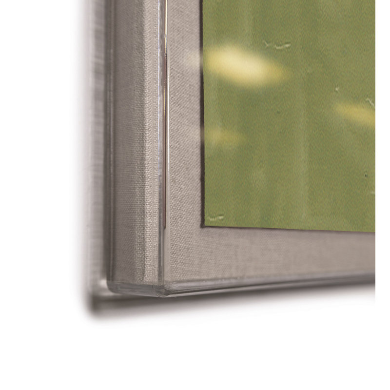 Fleur Blanche Print by Paule Marrot, Acrylic Box, 44" H x 56" W x 1.25" D