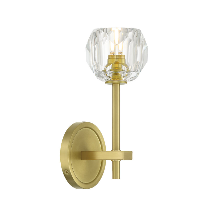 Aragon 4.5'' LED Soft Brass Sconce, Gold