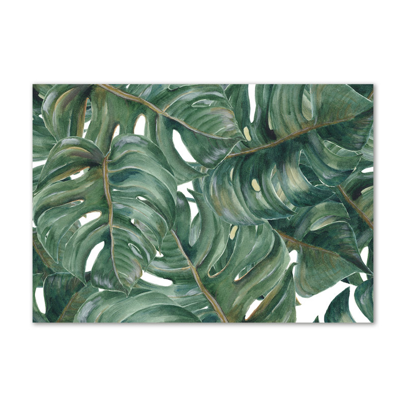 Monstera - No Frame Print on Canvas