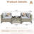 Sorella 2 - Person Outdoor Seating Group With Cushions, Outdoor Rattan Wicker Conversation Set With Glowing Coffee Table-445758672