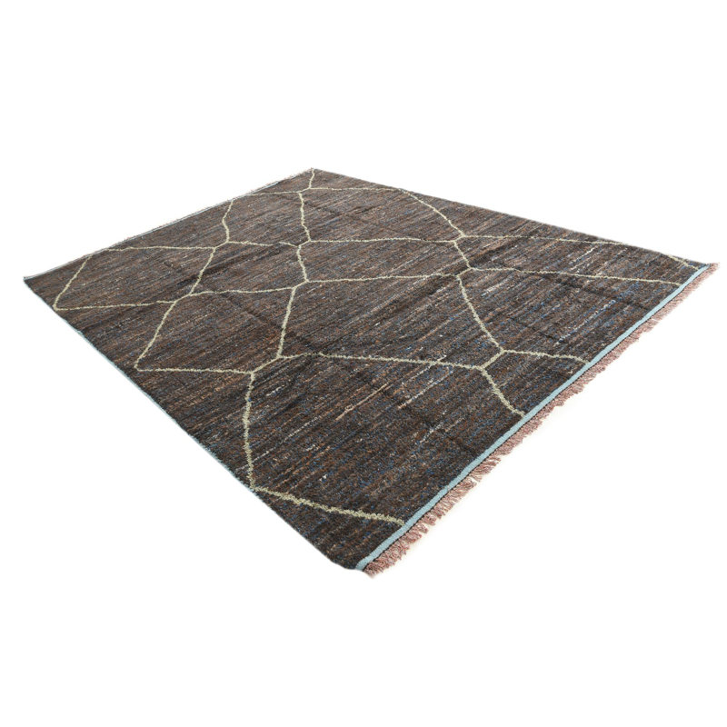 Tapis brun foncé Ottilie