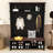 4-in-1 Hall Tree with Bench, Adjustable Shelves, Shoe Organizer, 6 Hooks and Umbrella Rack-983600283