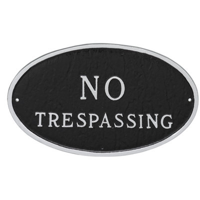 Weather Resistant Metal Garden Plaque