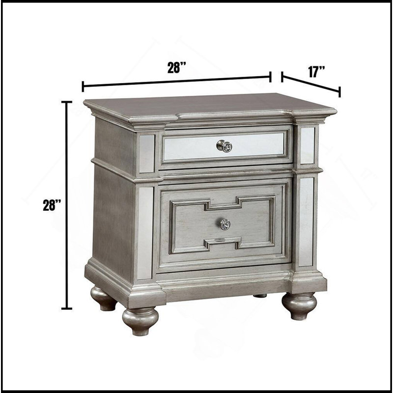 Table de chevet Glam 1Pc