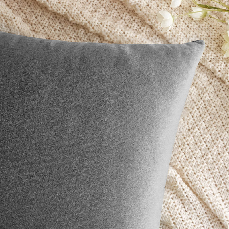 Balmers Square Cushion Cover, Grey