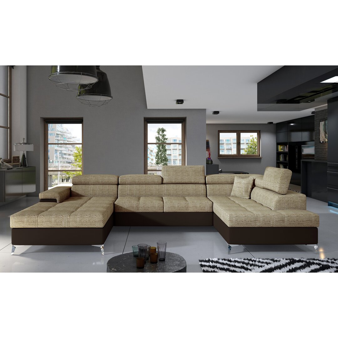 Ecksofa Geraci mit Bettfunktion