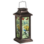 12.2'' Solar Powered Integrated LED Square / Rectangular Lantern
