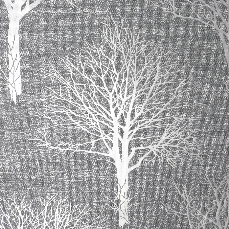 Boutique Landscape Wallpaper, Charcoal