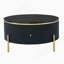 Table basse moderne moderne avec 2 grands tiroirs de rangement (31,5 po)-270423983