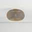 Penarth Flush Mount in Aged Brass
