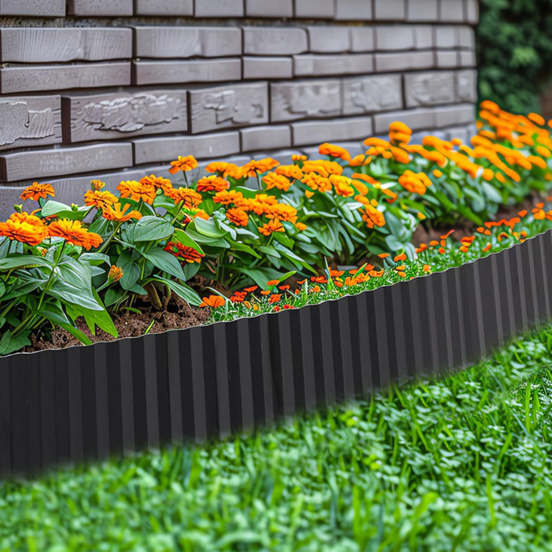 Metal Lawn Edging, 30 cm H x 600 cm W x 0.1 cm D