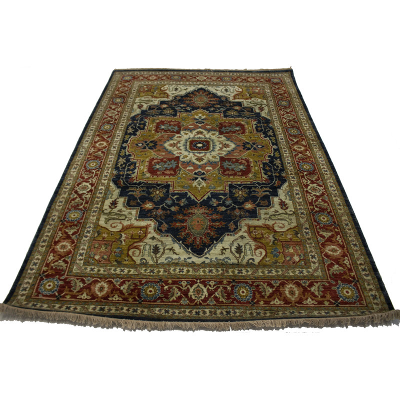 Tapis bleu marine Hale Seriz