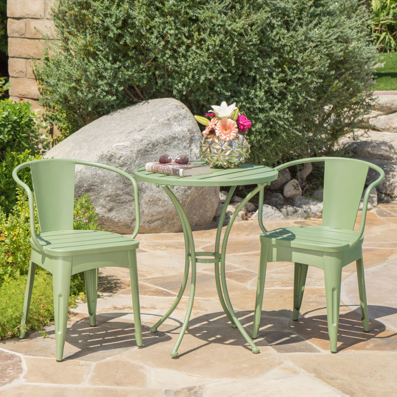 3 Pc Kd Metal Set, Green