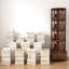Bibliothèque standard en bois massif Nut-Brown-256717888