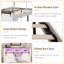 Cadre de lit simple avec porte de grange coulissante Farmhouse-1115433646-1115433647