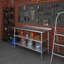Table de préparation en acier inoxydable avec dosseret de 1,5 po et 2 tablettes inférieures-90296792