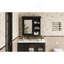 Armoire à pharmacie de salle de bain avec miroir 30 po x 28 po, armoire à miroir murale avec rangement, armoire de rangement noire au-dessus de la toilette pour salle de bain