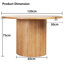 Solid Wood Round Pedestal Dining Table-908349810