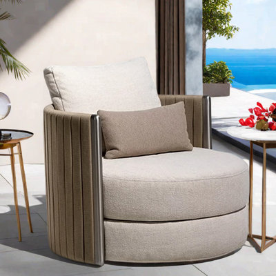 Modern Simple Patio Sofa Chair Outdoor Lounge Chair