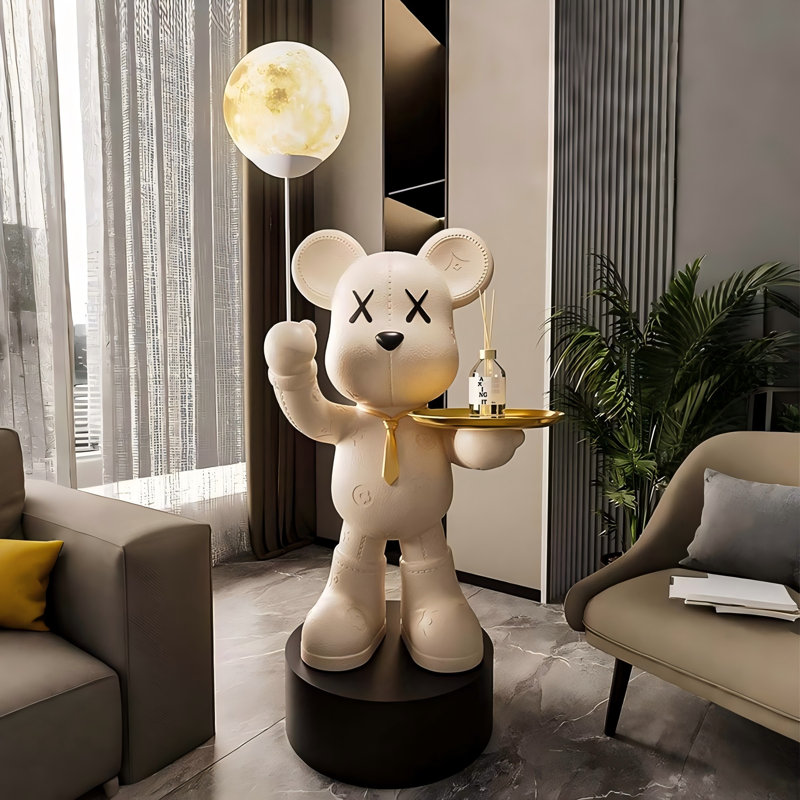 Creamy Style Violent Bear Floor Ornament