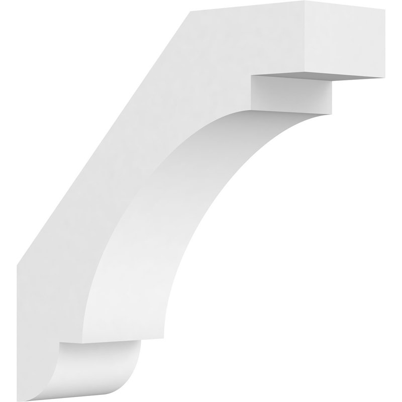 Attelle de genou standard en PVC de qualité architecturale Aspen, H 18 po x l 5 po x P 18 po