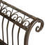 Banc de jardin en fer Beelu-15477481
