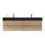 Meuble-lavabo flottant mural 72 po avec lavabo à surface solide d'ingénierie moderne 72 po, tiroirs de rangement double couche, lavabo une pièce-1760037717-1760037718