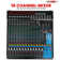 5 Core Audio DJ Mixer 16 Channel Sound Board Console w 24 SPX Effect 48V Phantom Power