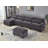 Asher U-Shape Sectional Sofa, 150.4" Wide Chenille  Sofa with USB-2105000227