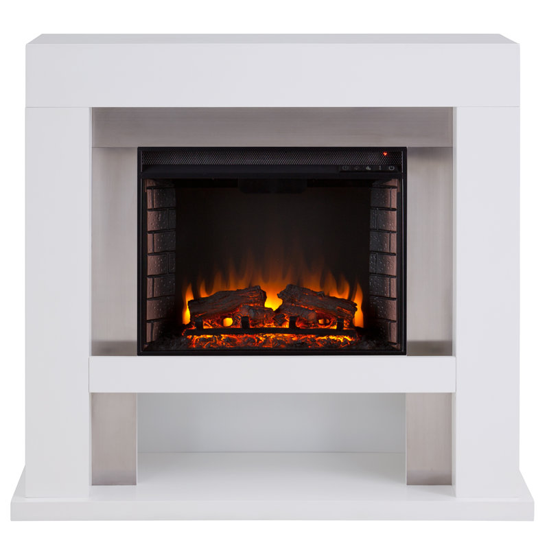 Lirrington Stainless Steel Fireplace