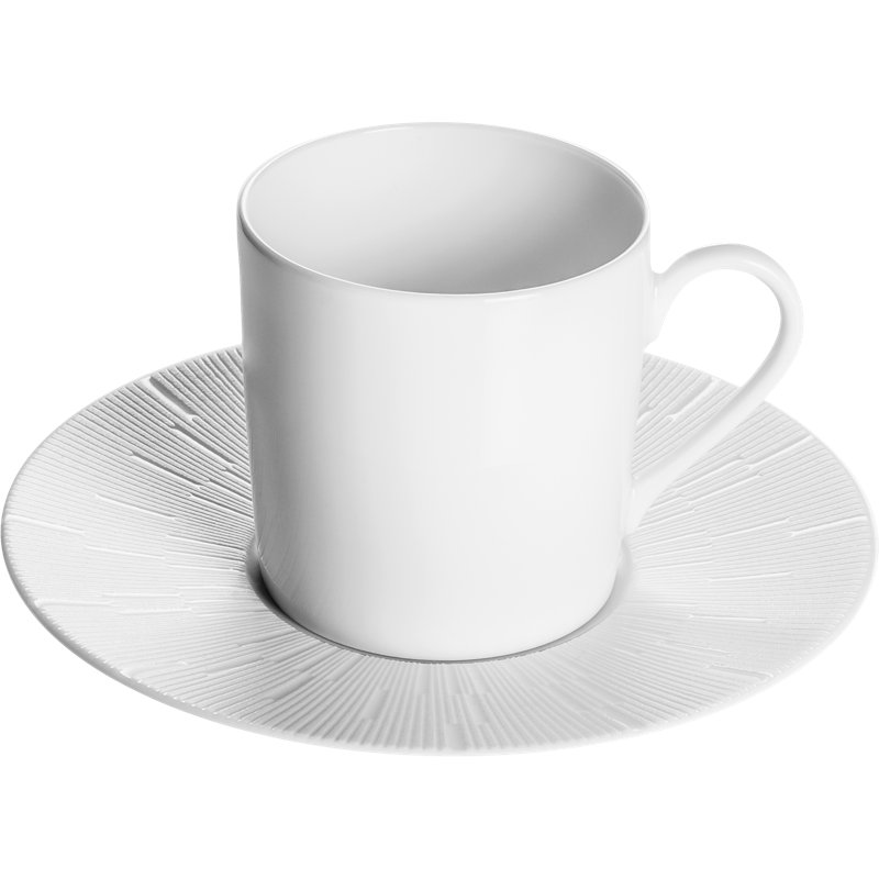 Infini Porcelain Saucer, White