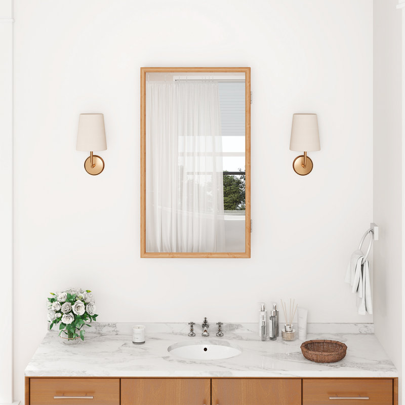 W H Medicine Cabinet Mirror