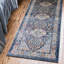 Tapis oriental bleu-392089265
