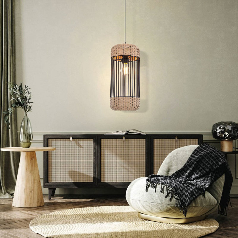 1 - Light Natural Chandelier Pendant