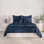 Bari 4-Piece Velvet Rayon Quilt Set