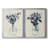 " Indigo Floral Vase I " 2 - Pieces-830946972-830946975