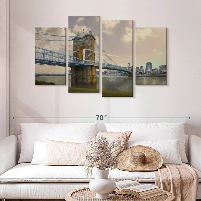 Lilie Roebler Bridge dans l'Ohio, H 32 po x l 52 po