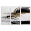 Avetik noir, blanc et or Expression II - ensemble d'art mural moderne sur toile-88084233-88084231-119275808