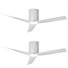 2pcs 52 Inch Ceiling Fan With Light