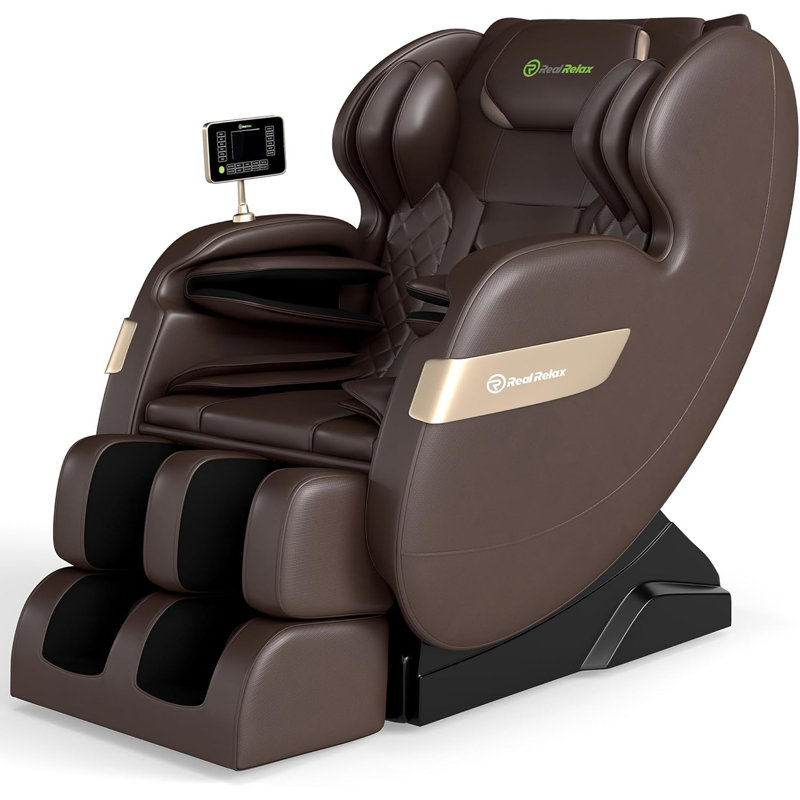 Fauteuil de massage Shiatsu Zero Gravity, Brun