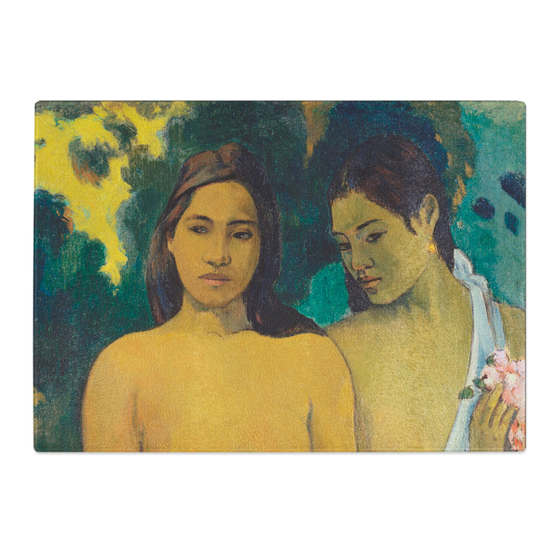 Two Tahitian Women by Paul Gauguin Chopping Board, 0.4cm H x 20cm W x 28.5cm L