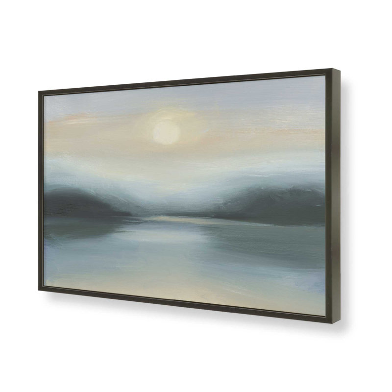 «Last Sunset of Spring II» par Ethan Harper, reproduction d'art, Impression sur cadre ouvert sans papier mat, Noir