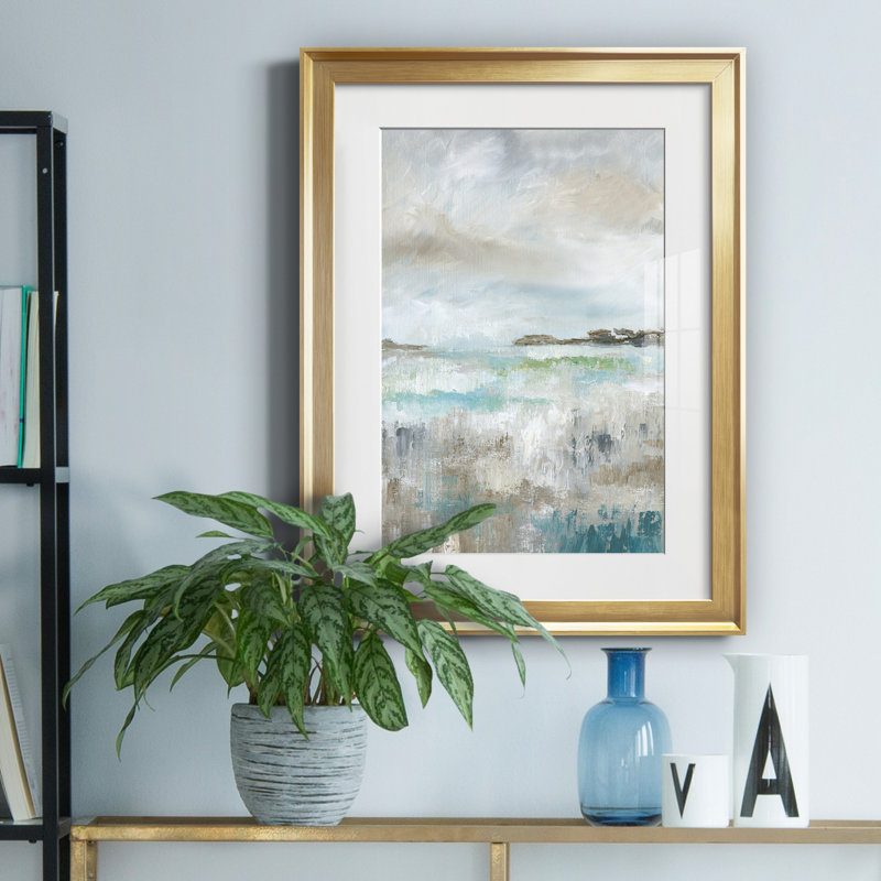 Nan par J Paul - peinture sur toile encadrée, H 18,5 po x l 24,5 po x P 1,5 po, Cadre doré, Non