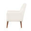 Siège de style Mid-Century inspiré du fauteuil en velours et ressorts hélicoïdaux confort en bleu marine, orange brûlé ou