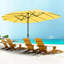 Parasol de marché rectangulaire avec vent 15X9 Ft-765744998