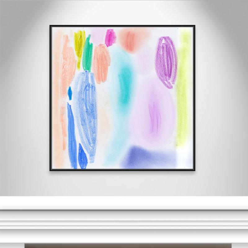 Vivid Space II - Square Version Print par Bea Dina, Noir, H 41,5 po x l 41,5 po