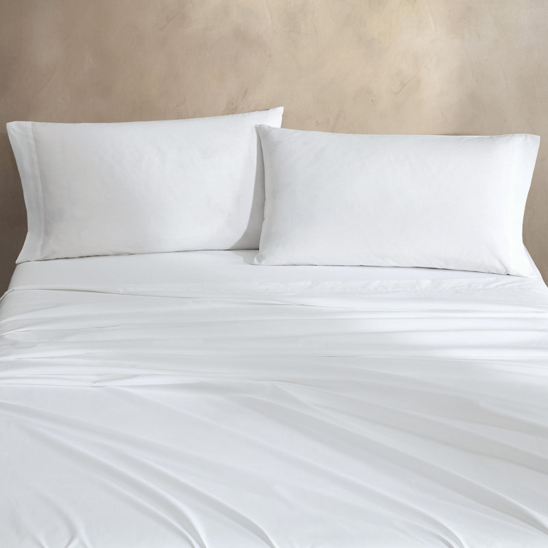 Calvin Klein Modern Comfort Sheet Set, White, Queen