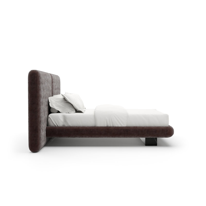 *Overlap Uph 2 Pnl Bed, Queen, Taupe