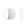 Inside-Out Aluminum LED Flush Mounted Sconce